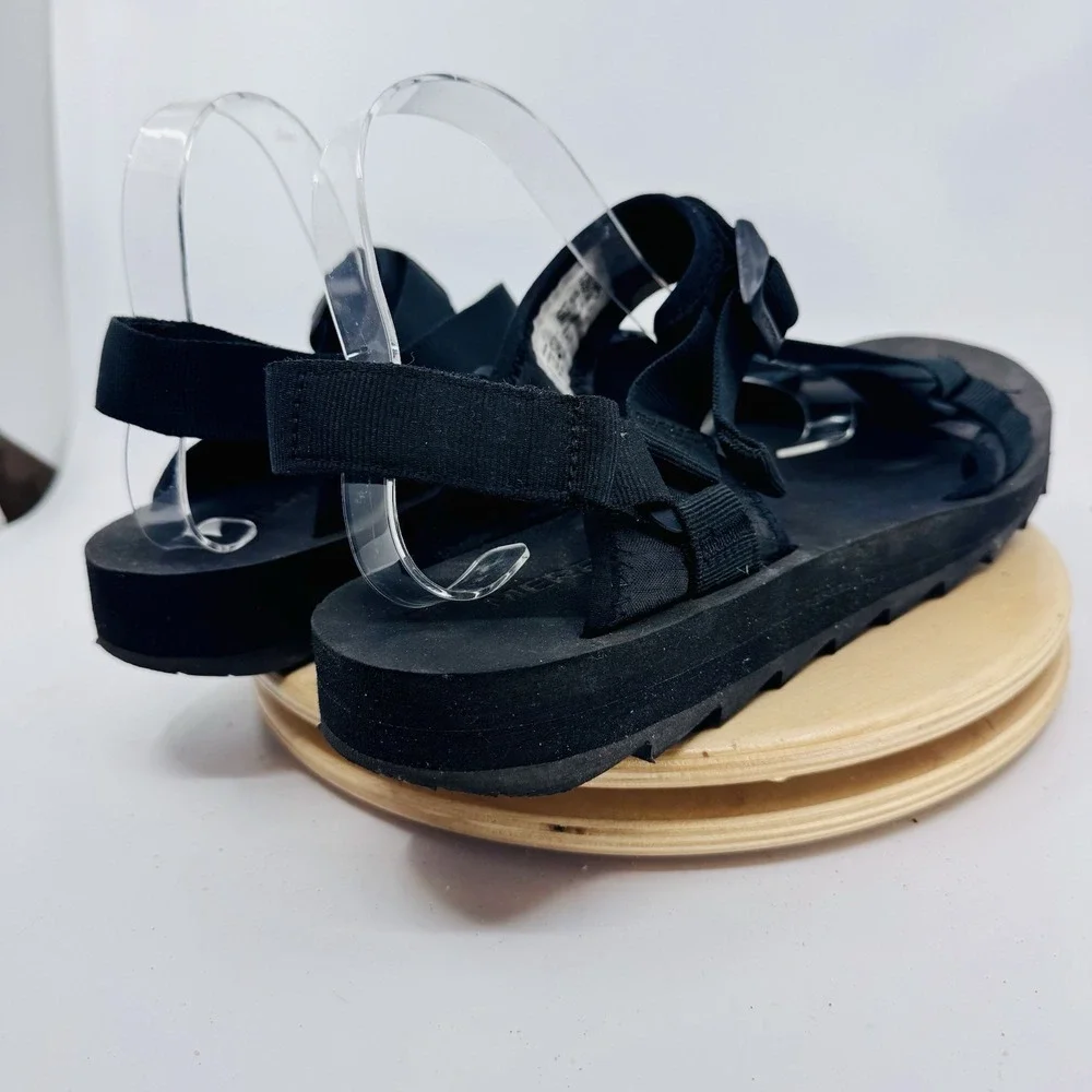 Merrell Alpine Strap Sandals Mens 13 Black Hiking‎ Outdoor Sport Sandals
